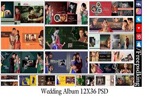 Wedding Album 12X36 PSD