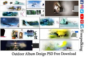 Outdoor Album Design PSD