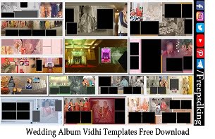 Wedding Album Vidhi Templates