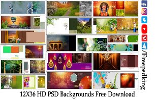 12X36 HD PSD Backgrounds Free Download