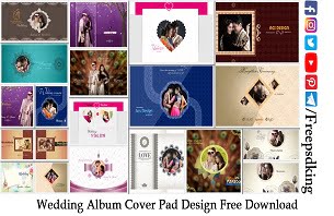 Wedding Album Cover Pad Design