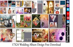 17X24 Wedding Album Design
