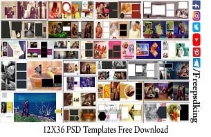 12X36 PSD Templates Free Download