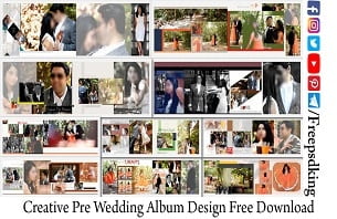 Creative Pre Wedding Album Design