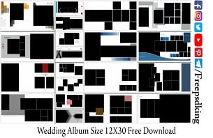 Wedding Album Size 12X30