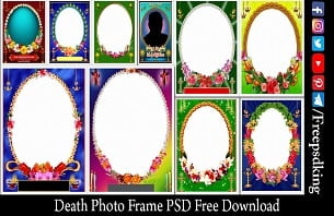 Death Photo Frame PSD