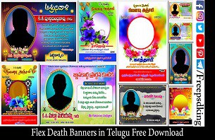 Flex Death Banners in Telugu
