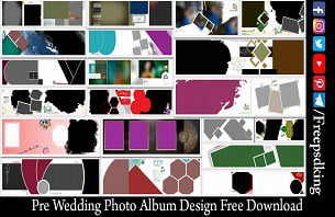Pre Wedding Photo Album Design