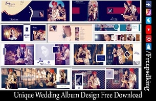 Unique Wedding Album Design