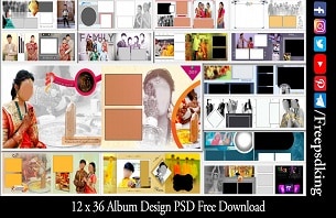 12 x 36 Album Design PSD