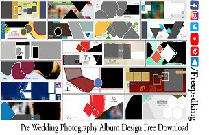 Pre Wedding Photography Album Design