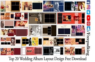 Wedding Album Layout Design