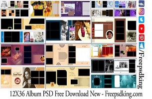 12X36 Album PSD Free Download New