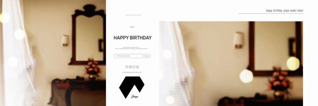 Birthday Album Design PSD Free Download 12X36 2021 