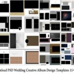 Creative Wedding Album Design PSD Templates