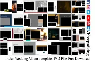 Indian Wedding Album Templates PSD Files Free Download