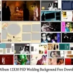 Karizma Album 12X30 PSD Wedding Background Free Download 2017