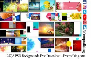 12X36 PSD Backgrounds Free Download