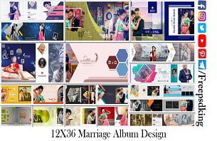 12X36 Marriage Album Design