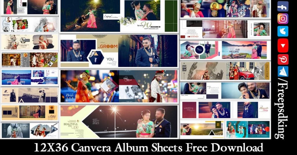 12X36 Canvera Album Sheets