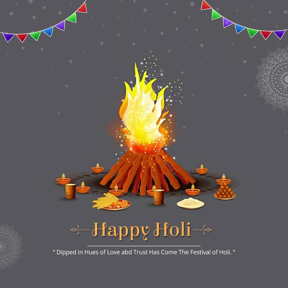 Happy Holika Dahan Images, Wishes, Status, Story, and Timing (2021)