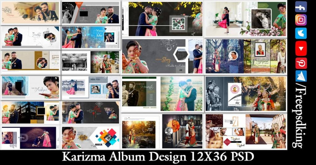  Karizma Album Design 12X36 PSD
