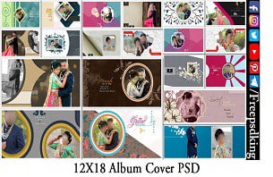 12X18 Album Cover PSD