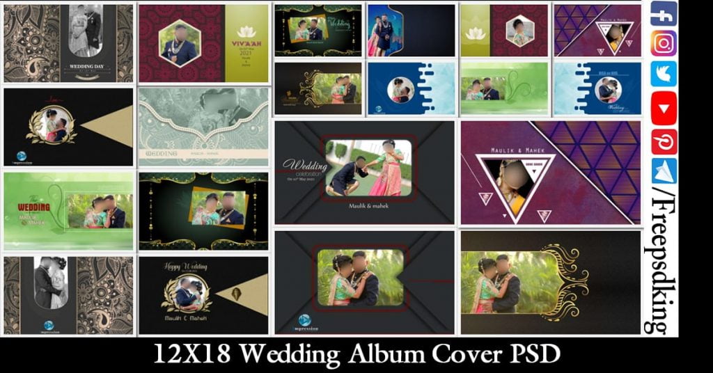 12X18 Album Cover PSD