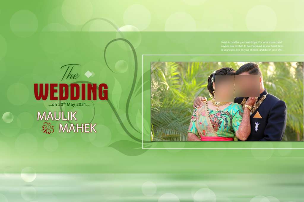 Wedding Album Cover Design