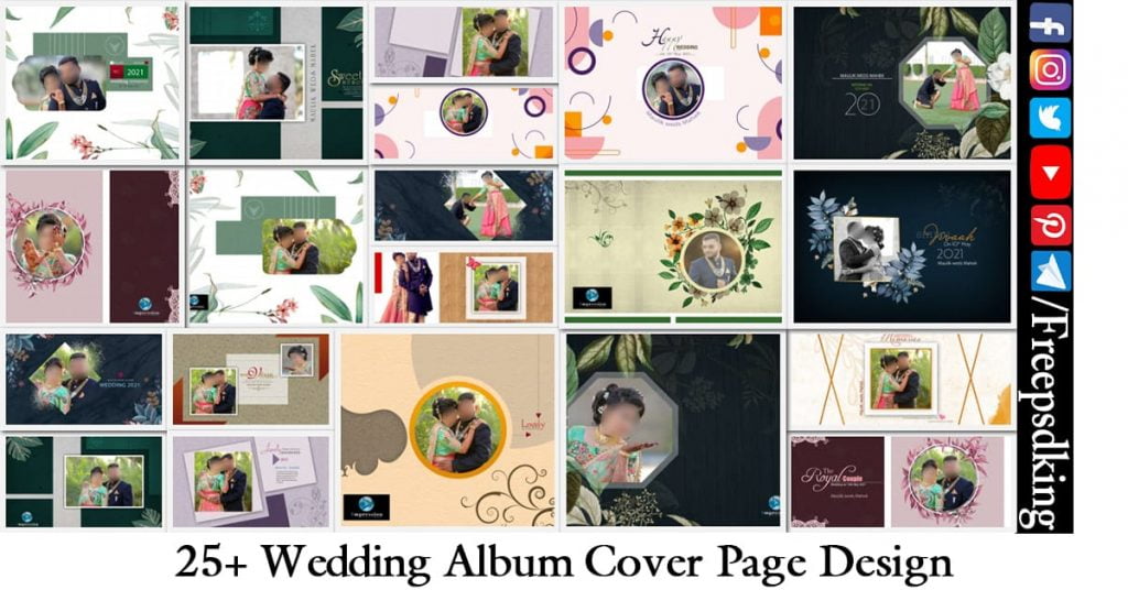 25+ Wedding Album Cover Page Design