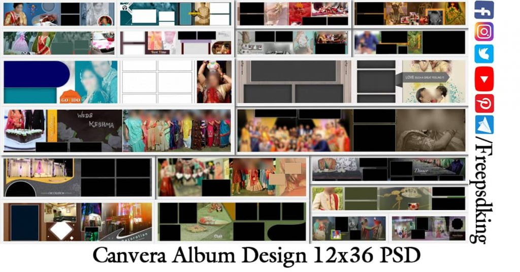 Canvera Album Design 12x36 PSD
