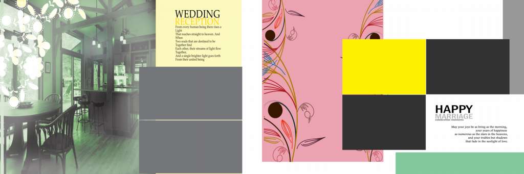 Indian Wedding Album Design 12X36 