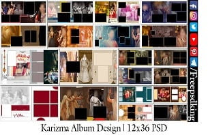 Karizma Album Design 12x36 PSD
