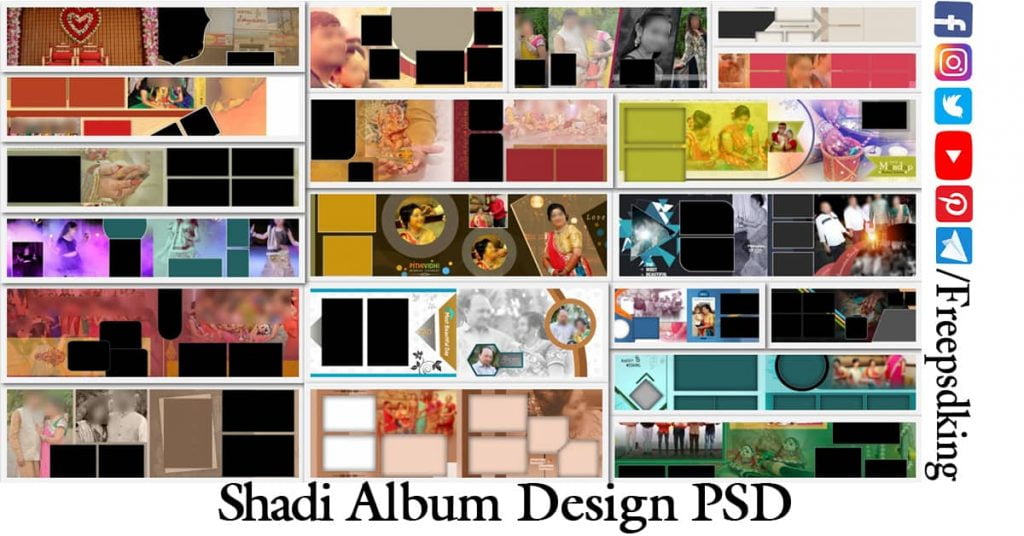 Shadi Album Design PSD 