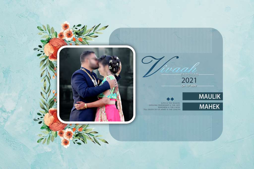 Wedding Album Cover Pad Design 