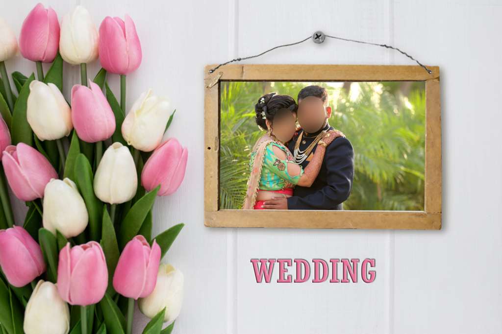 Cover Page For Wedding Album