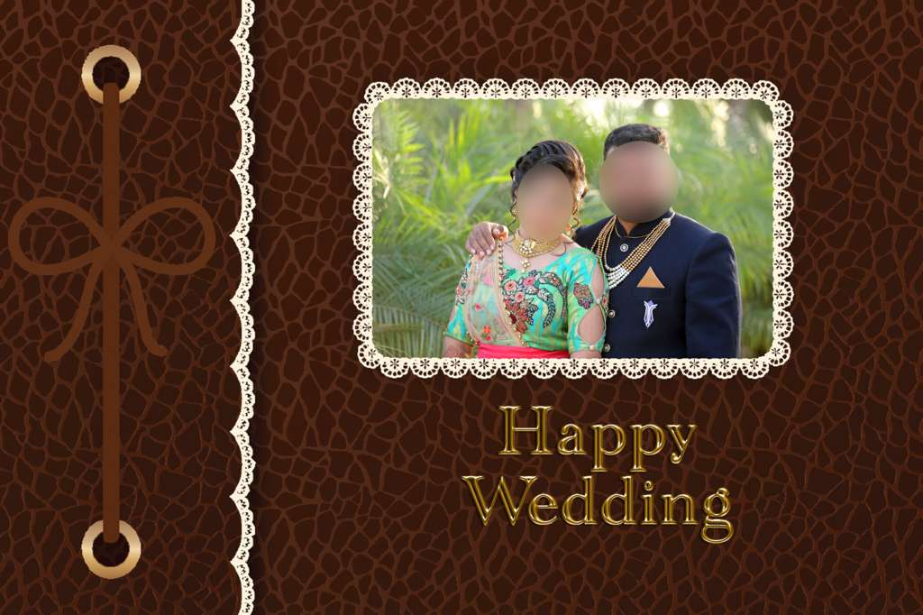 Wedding Album Cover Page