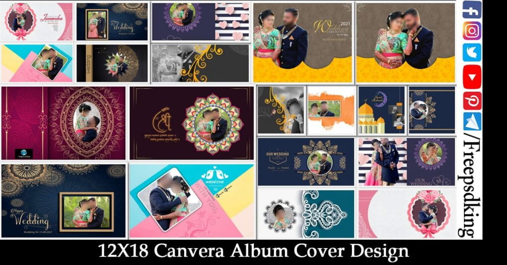 12X18 Canvera Album Cover Design