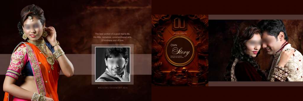 25 Wedding Album DM 12X36 PSD Templates