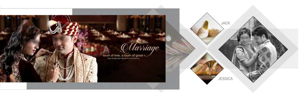 25 Wedding Album DM 12X36 PSD Templates