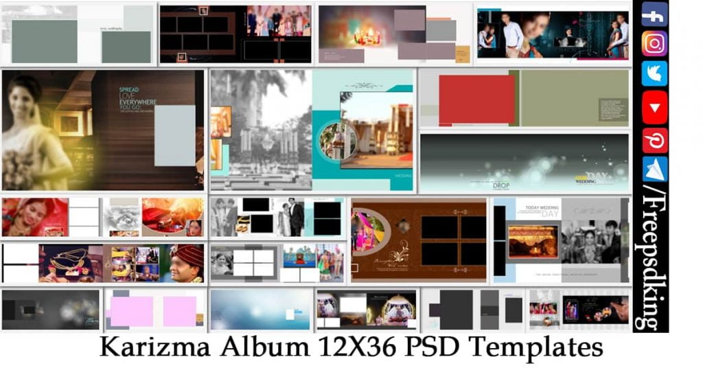 Karizma Album 12X36 PSD Templates