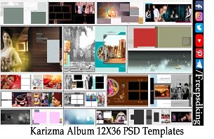 Karizma Album 12X36 PSD Templates
