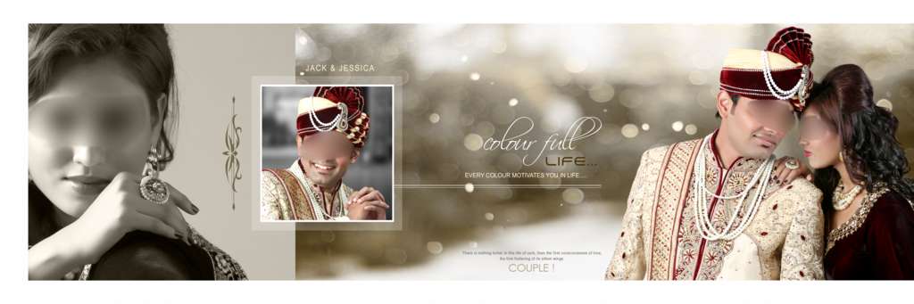 Wedding Album Cover Page Design PSD Free Download 12X36 2020