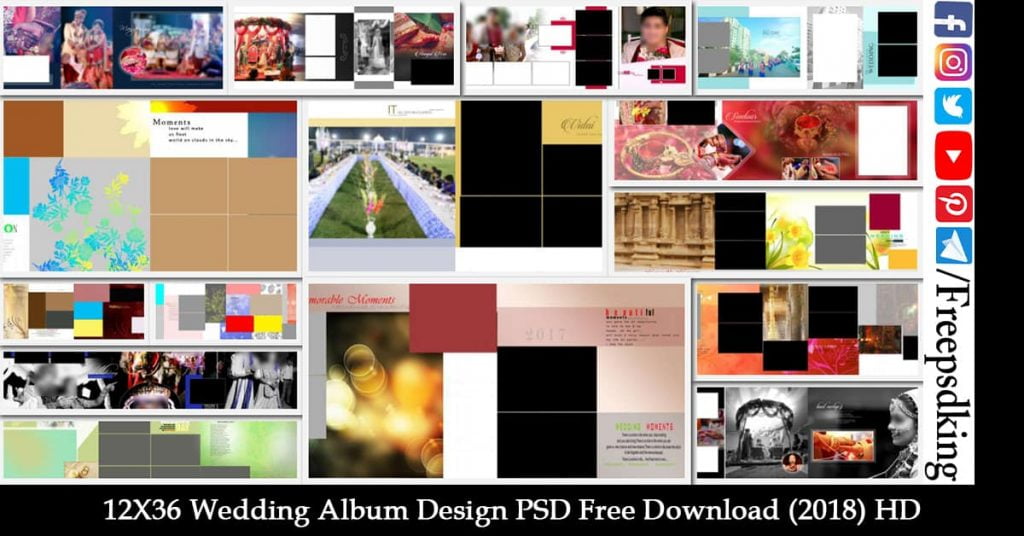 Wedding Album Design PSD