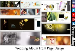 Wedding Album Front Page Design