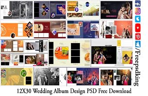 12X30 Album Design PSD