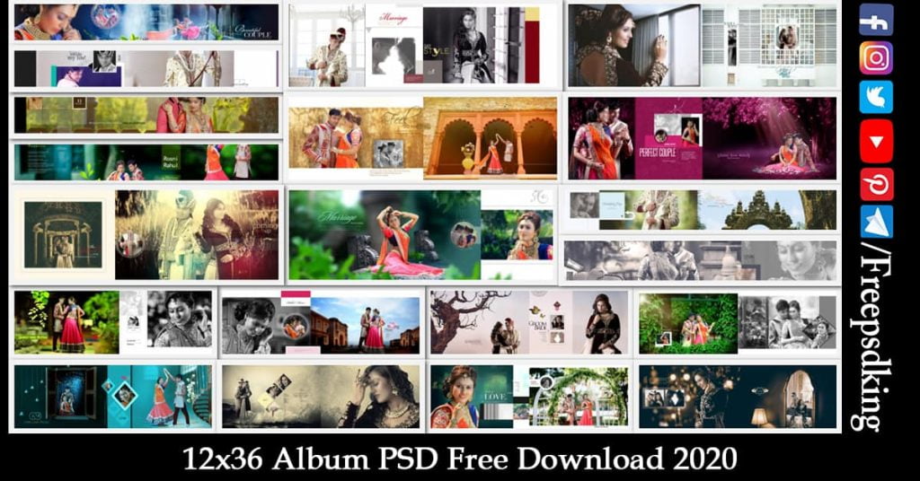 12X36 Album PSD Free Download