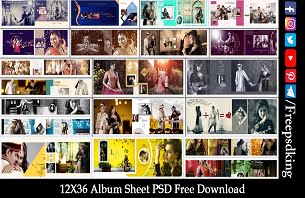 12X36 Album Sheet PSD Free Download