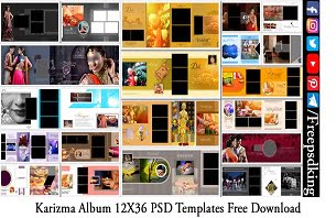 Karizma Album 12X36 PSD Templates Free Download