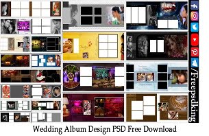 Wedding Album Design PSD
